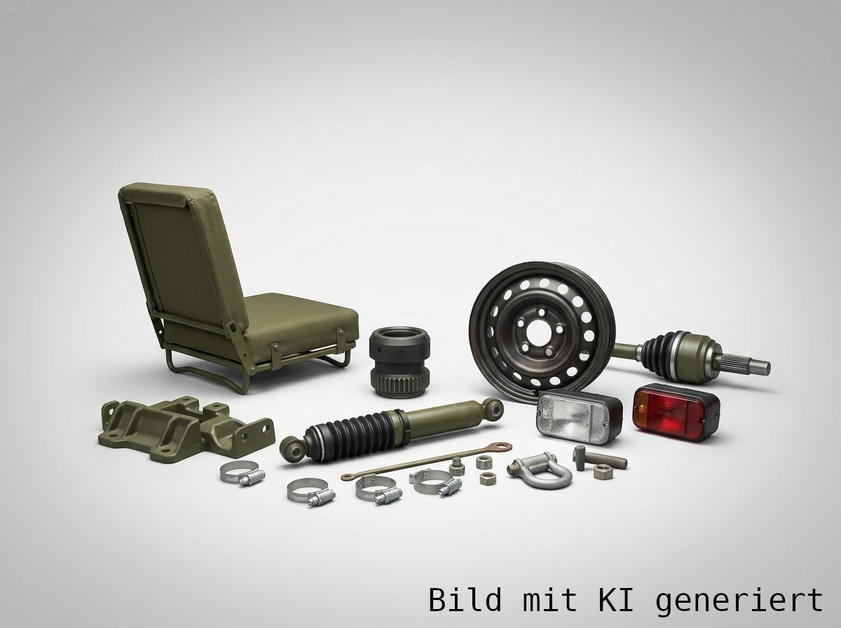 Ersatzteile und Zubehör G-Klasse Wolf Militär