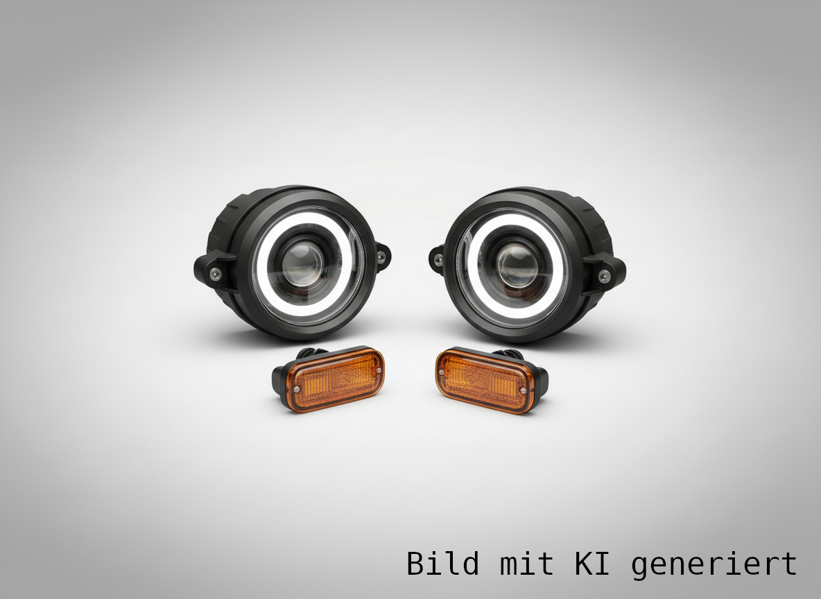 Scheinwerfer und Beleuchtung