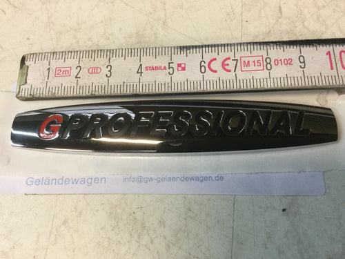 G Klasse Mercedes  G-Modell GPROFESSIONAL Emblem Schild BM 461 Aufkleber Badges