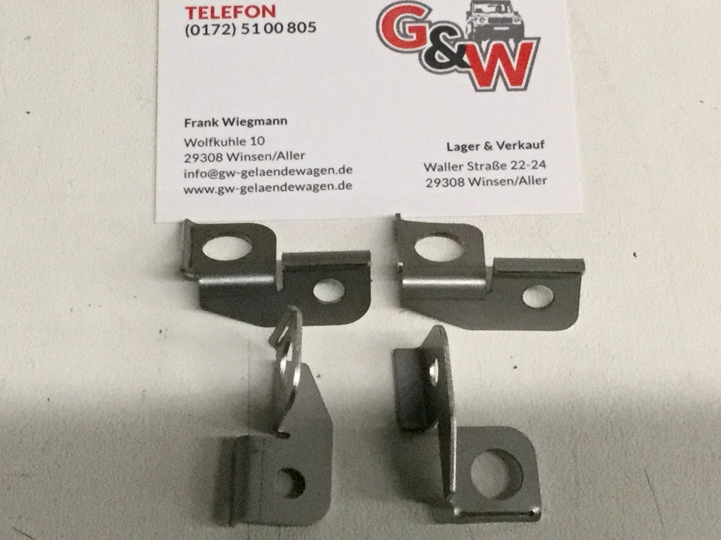 G Klasse Mercedes Halter V2A Mercedes G W460 W461 W463 Inletts Radlaufschale
