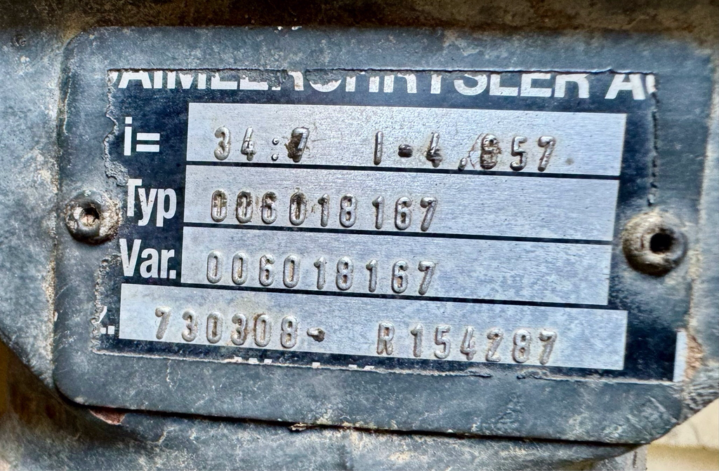 Schwerlastachse Bolzenachse Flaschenachse Mercedes G Klasse GE GD W461 W463 HA+V