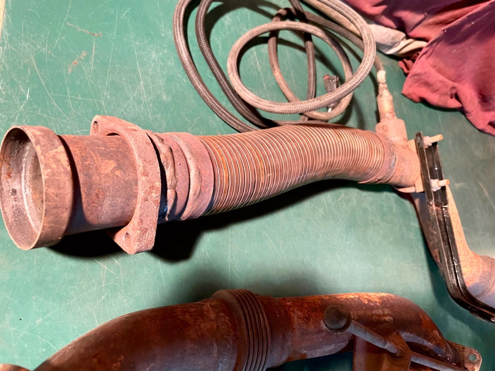 G Klasse Lambdasonde Hosenrohr Auspuffrohr Flammrohr  230GE M102 Exhaust Ypipe