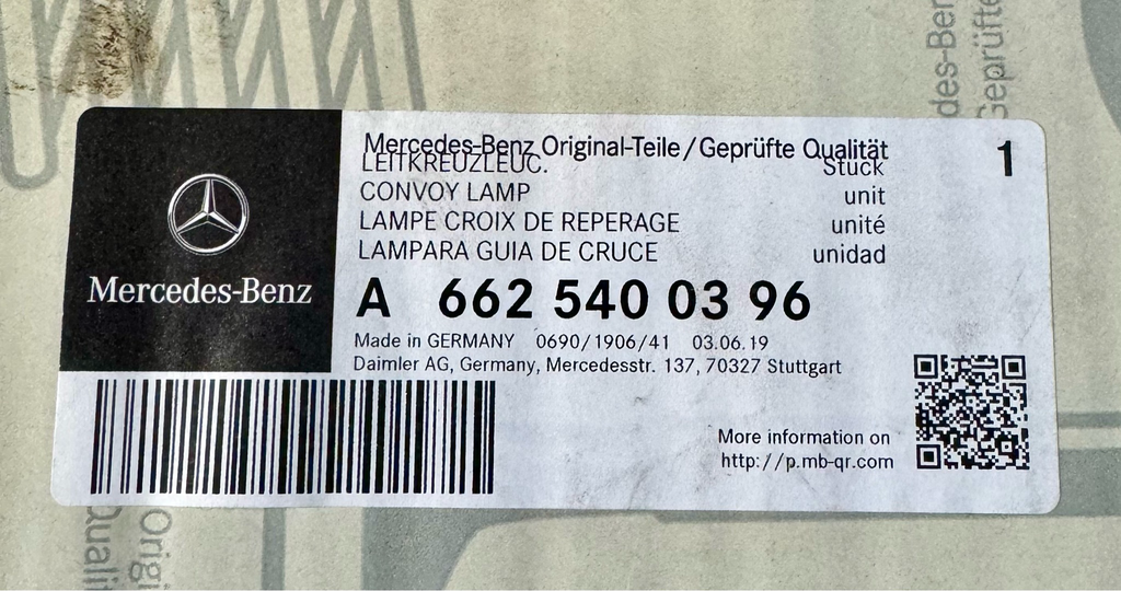 G Klasse Mercedes G Modell Wolf Bundeswehr Tarnscheinwerfer Leitkreuz  GD GE BM4