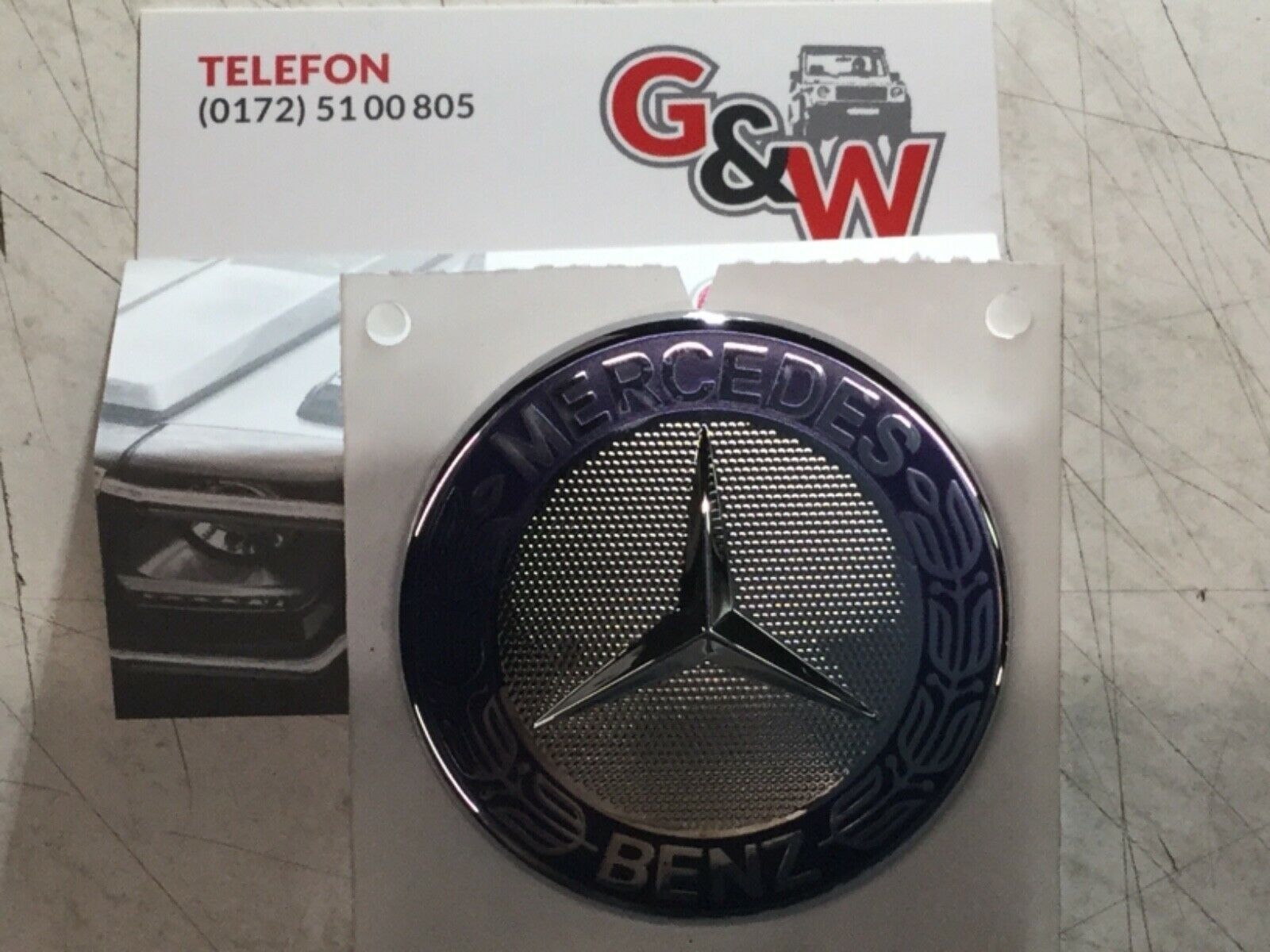 G Klasse Mercedes G Modell Stern Emblem Motorhaube Abzeichen BM 460 461 463 GE G