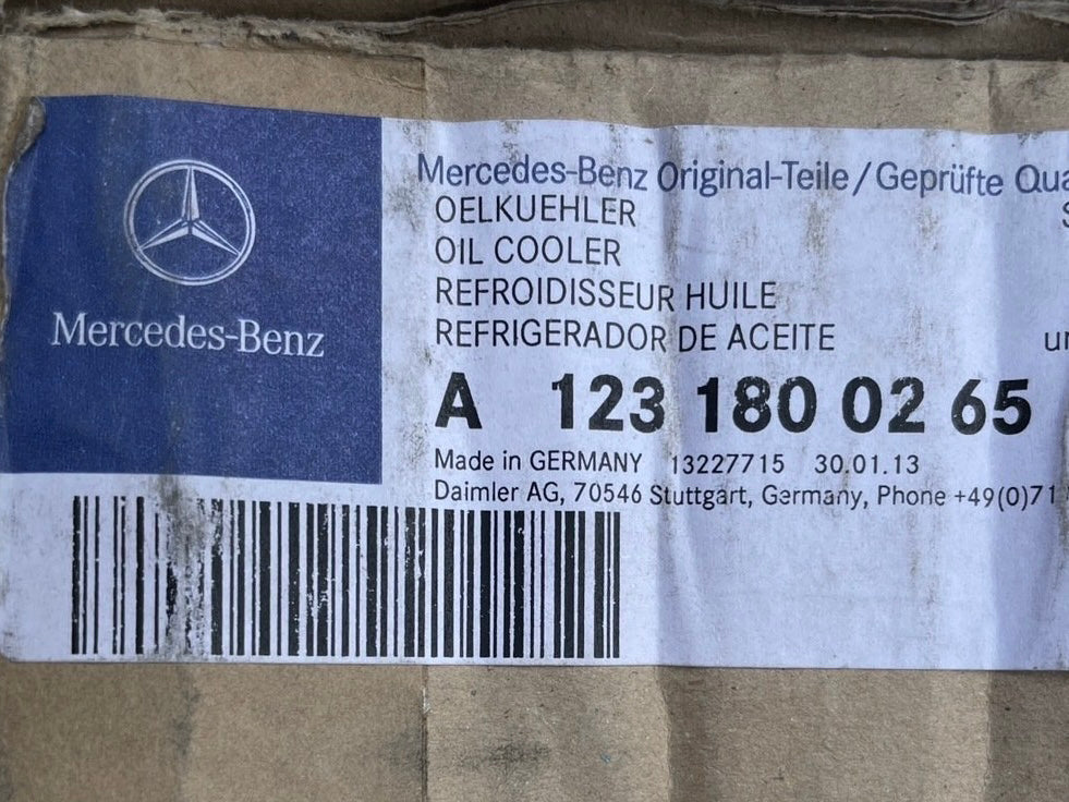 G Klasse Mercedes GD GE Wolf Ölkühler Motor