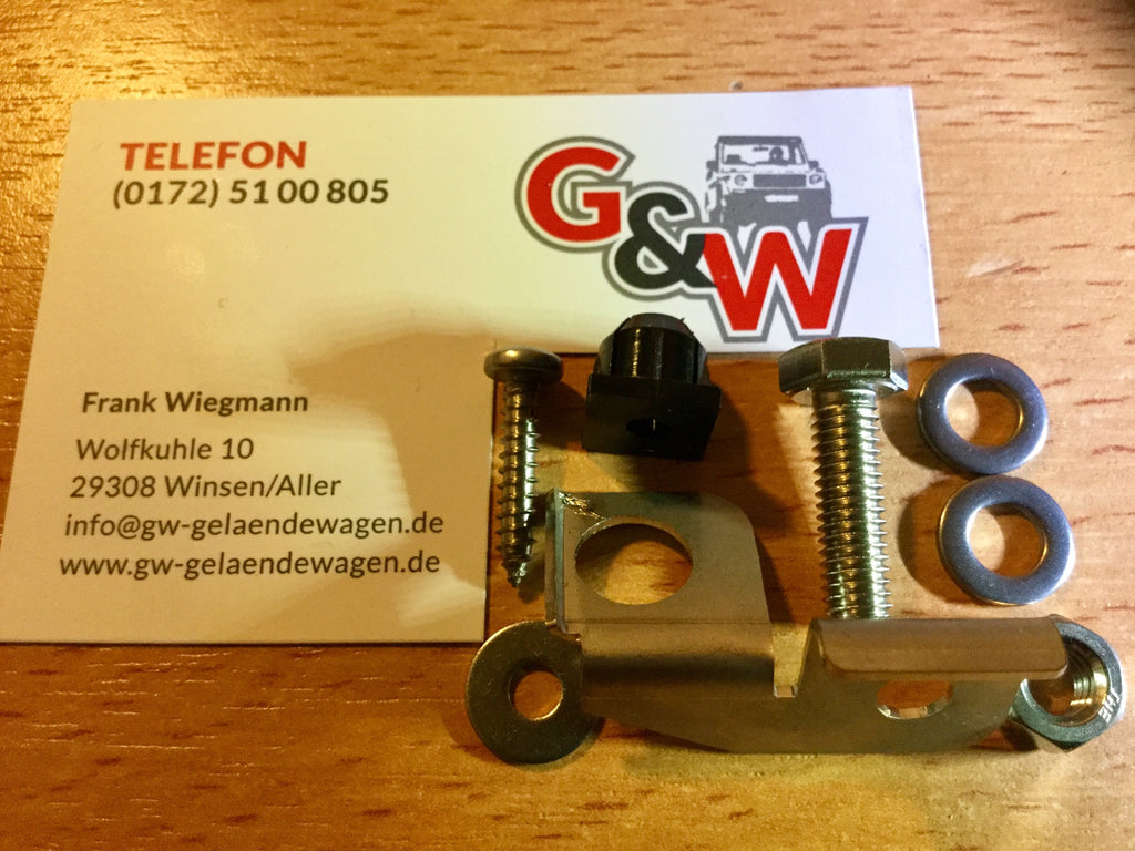 G Klasse Mercedes Halter V2A Mercedes G W460 W461 W463 Inletts Radlaufschale