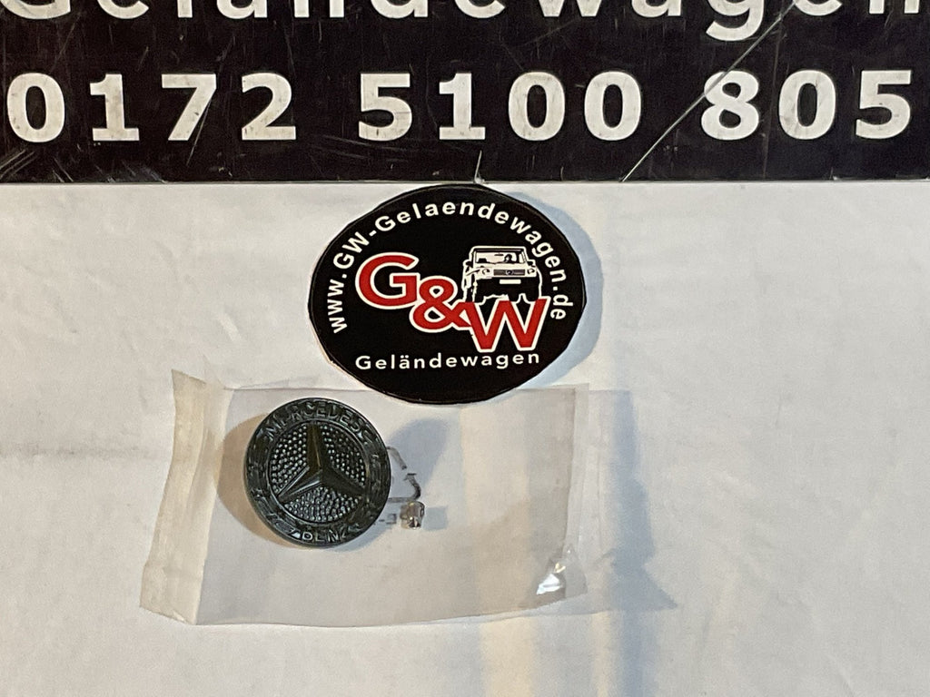 G Klasse Mercedes Motorhaubenemblem NATO Oliv Wolf
