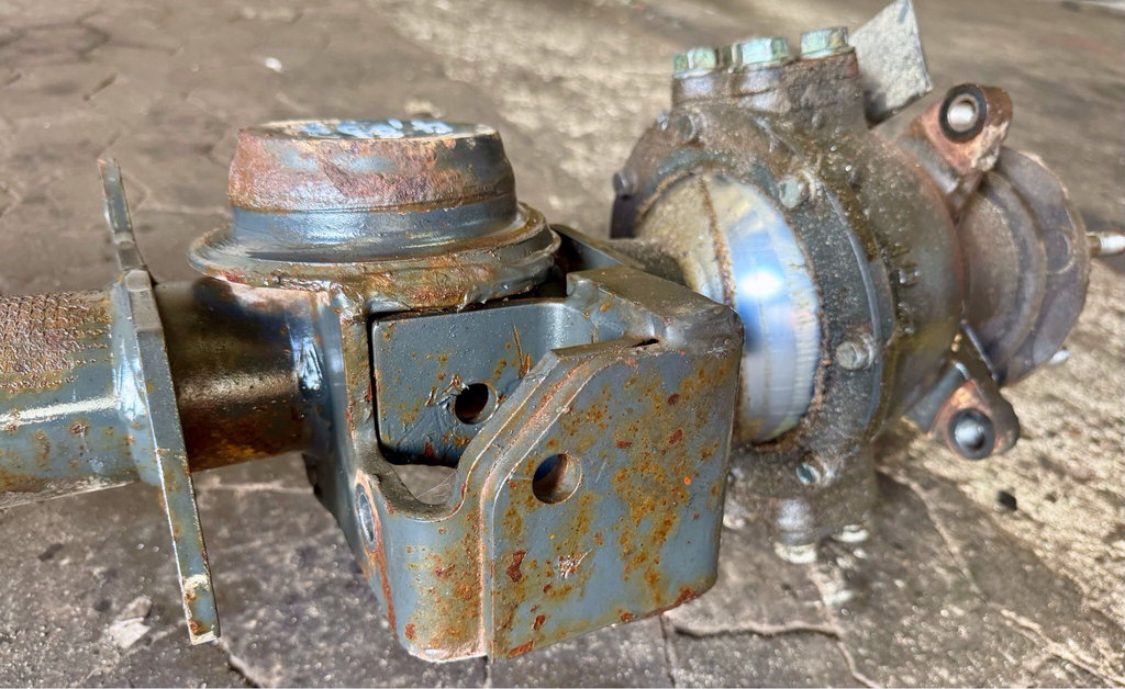Schwerlastachse Bolzenachse Flaschenachse Mercedes G Klasse GE GD W461 W463 HA+V