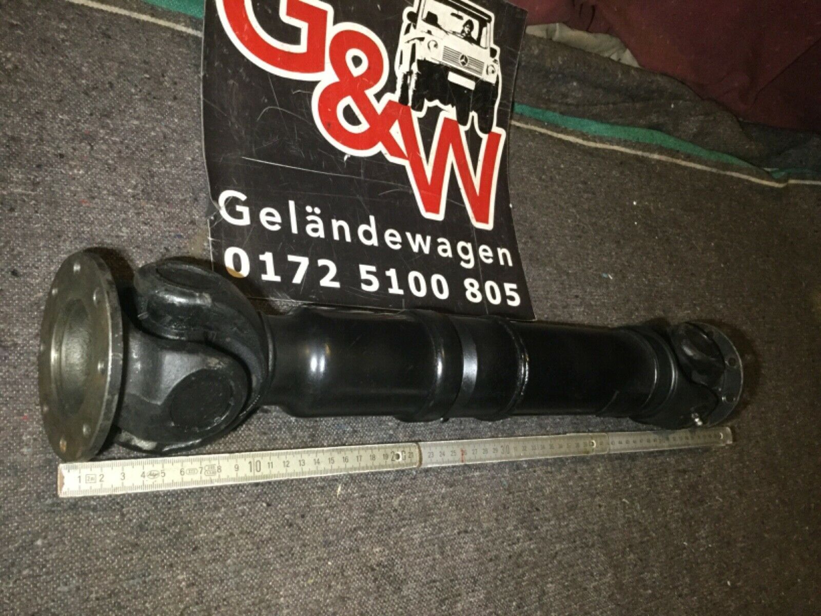 G Klasse Mercedes G Modell Kardanwelle 8 Loch 550mm Gelenkwelle G-Klasse Puch ca
