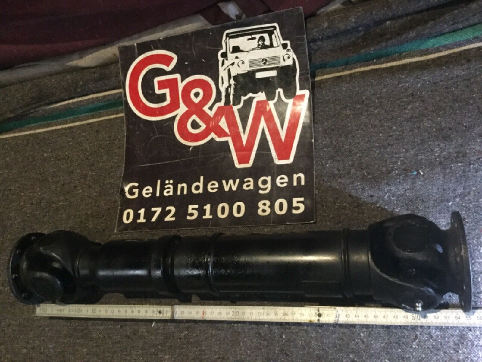 G Klasse Mercedes G Modell Kardanwelle 8 Loch 550mm Gelenkwelle G-Klasse Puch ca