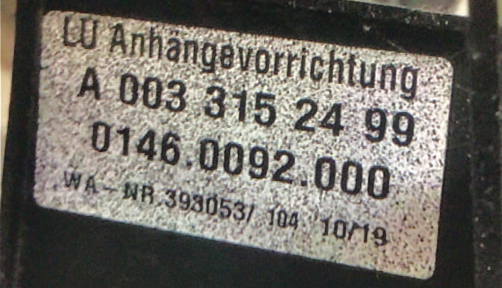 G Klasse Mercedes Benz GE GD ORIS A50-X Anhängerkupplung D964 W463 BM460 BM461