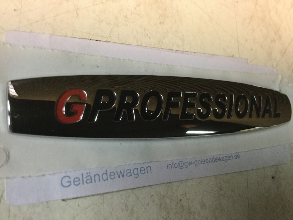 G Klasse Mercedes  G-Modell GPROFESSIONAL Emblem Schild BM 461 Aufkleber Badges