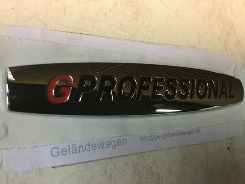 G Klasse Mercedes  G-Modell GPROFESSIONAL Emblem Schild BM 461 Aufkleber Badges