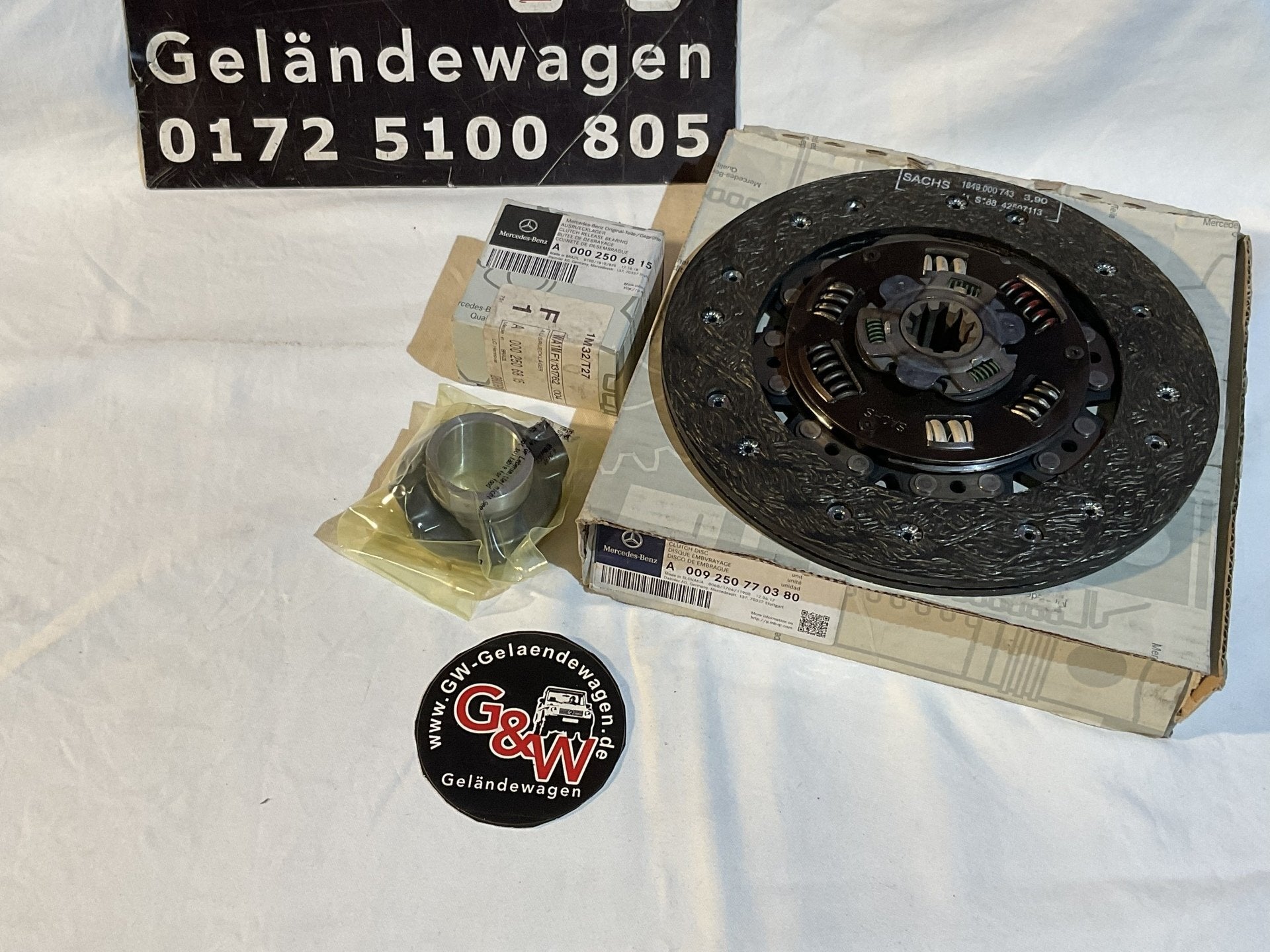 G-Klasse Mercedes GD Wolf OM602 OM603 Kupplungssatz ( Kupplungscheibe + Ausdrück