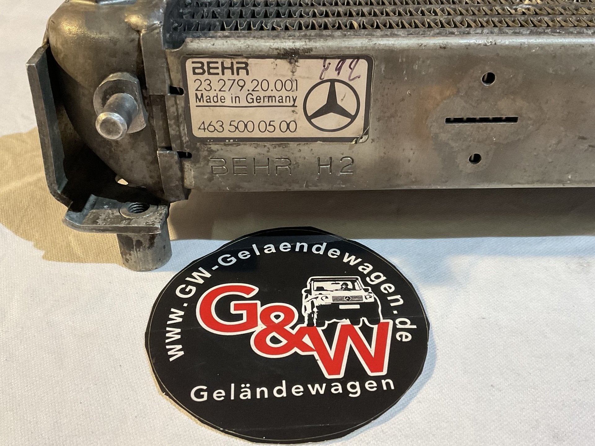 G Klasse Mercedes G Modell Motor - Ölkühler 500GE M117