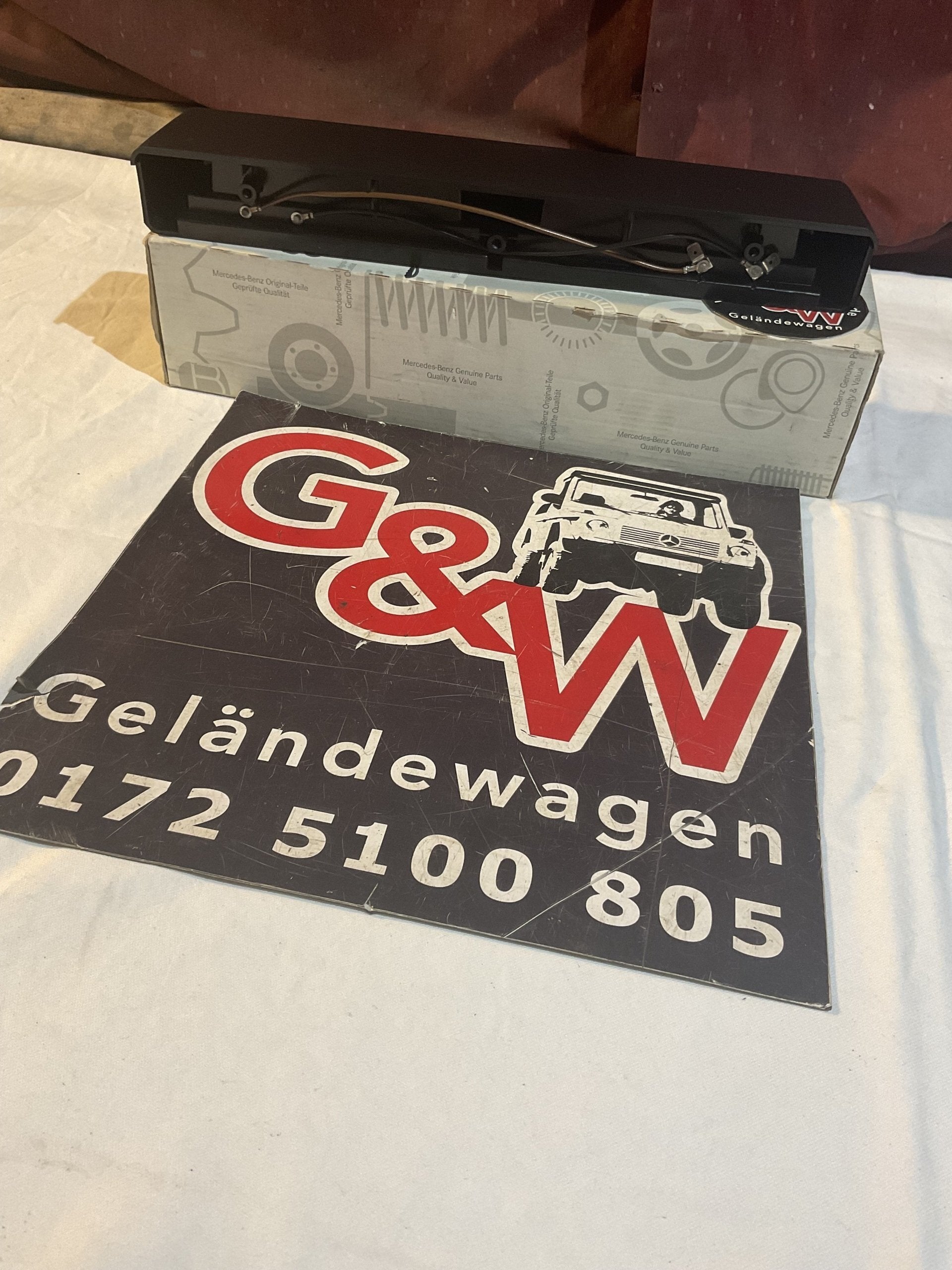 G-Klasse Mercedes Benz GE GD Leuchte für Kennzeichenhalter Wolf   w461 w460