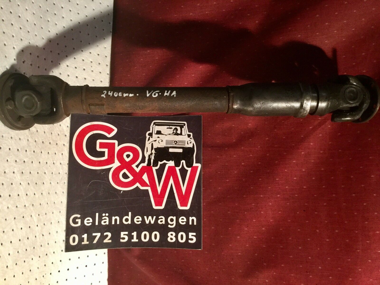 G Klasse Mercedes G Modell Kardanwelle 6 Loch 620mm Gelenkwelle G-Klasse Puch ca