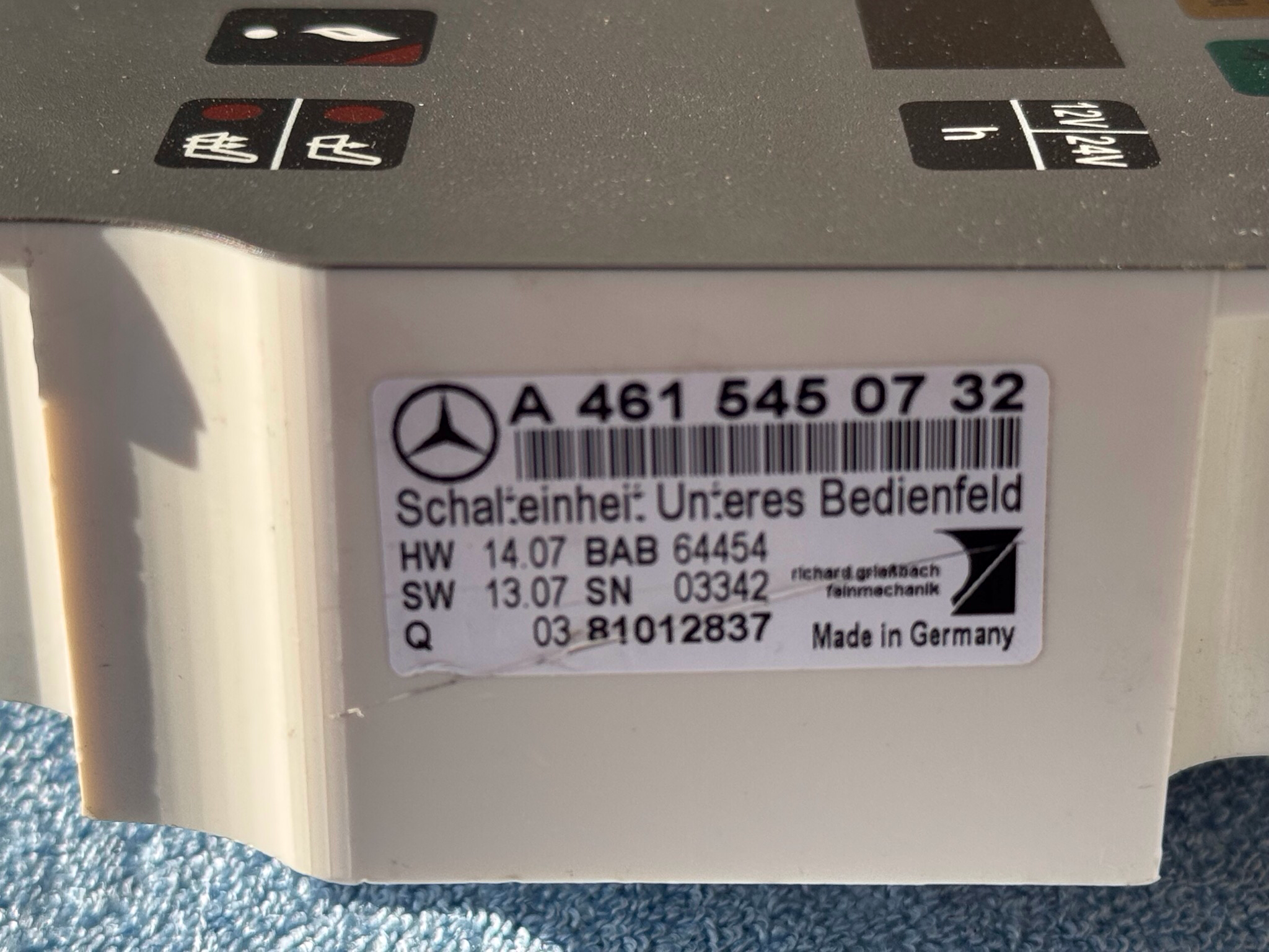 Mercedes G Schaltblock Steuergerät   A4615450732  PUR Professionell Greenliner 2