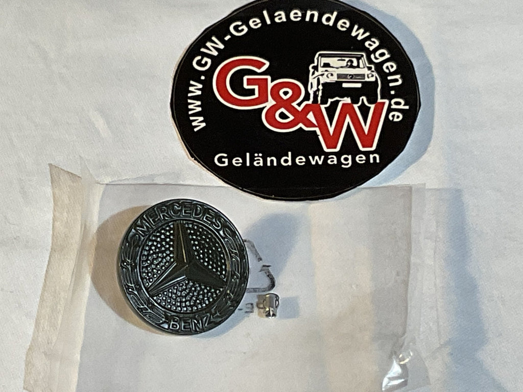 G Klasse Mercedes Motorhaubenemblem NATO Oliv Wolf