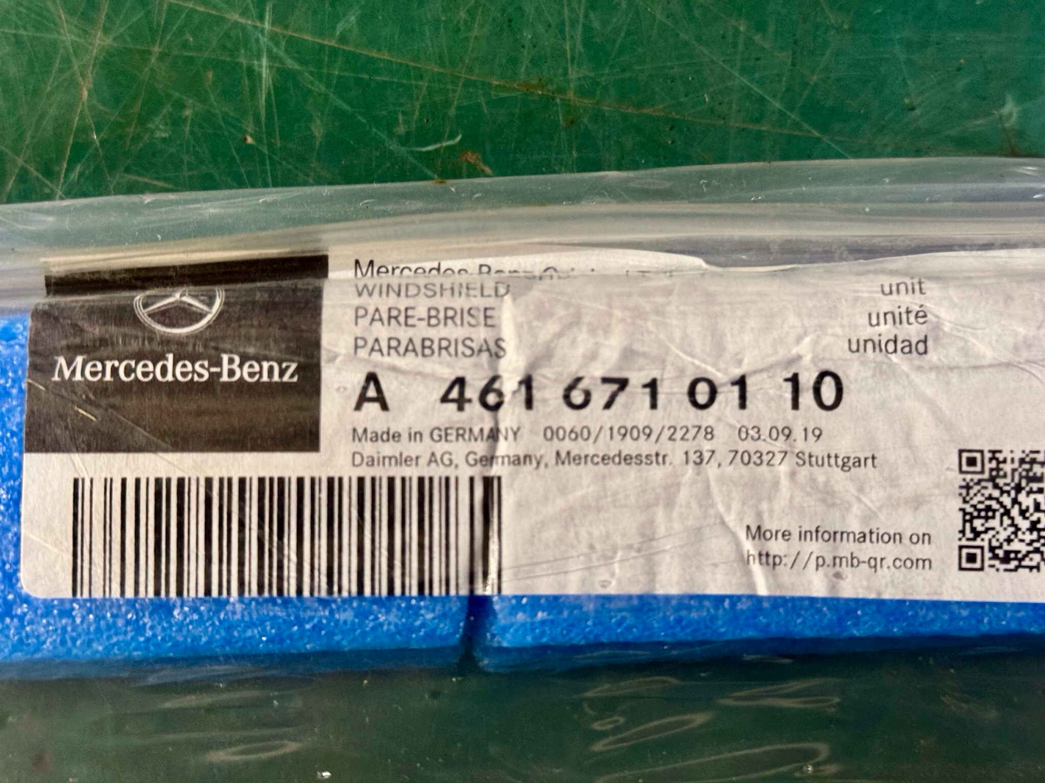 Mercedes G Klasse Wolf Windschutzscheibe A4616710110 Frontscheibe klappbar Puch