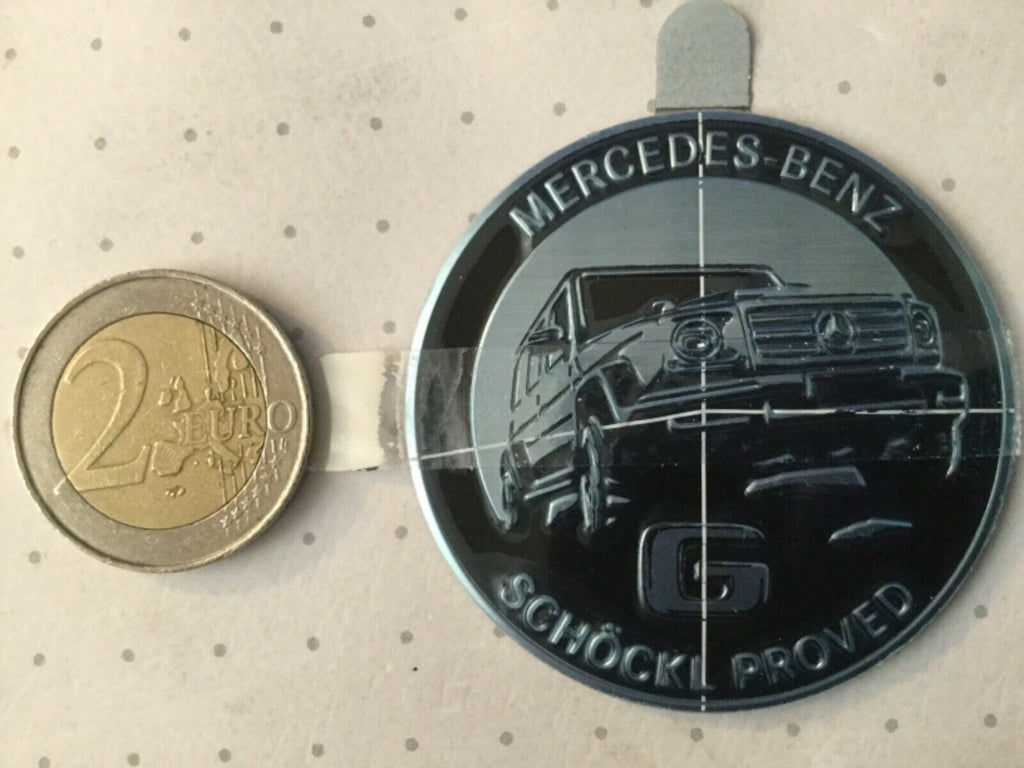 Mercedes G Emblem Abzeichen Plakette G-Klasse Schöckl Proved 2019 50mm AMG PUCH