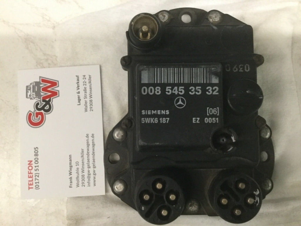 G Klasse Mercedes G Modell Steuergerät Zündschaltgerät EZL 4 Zyl A 008 545 35 32