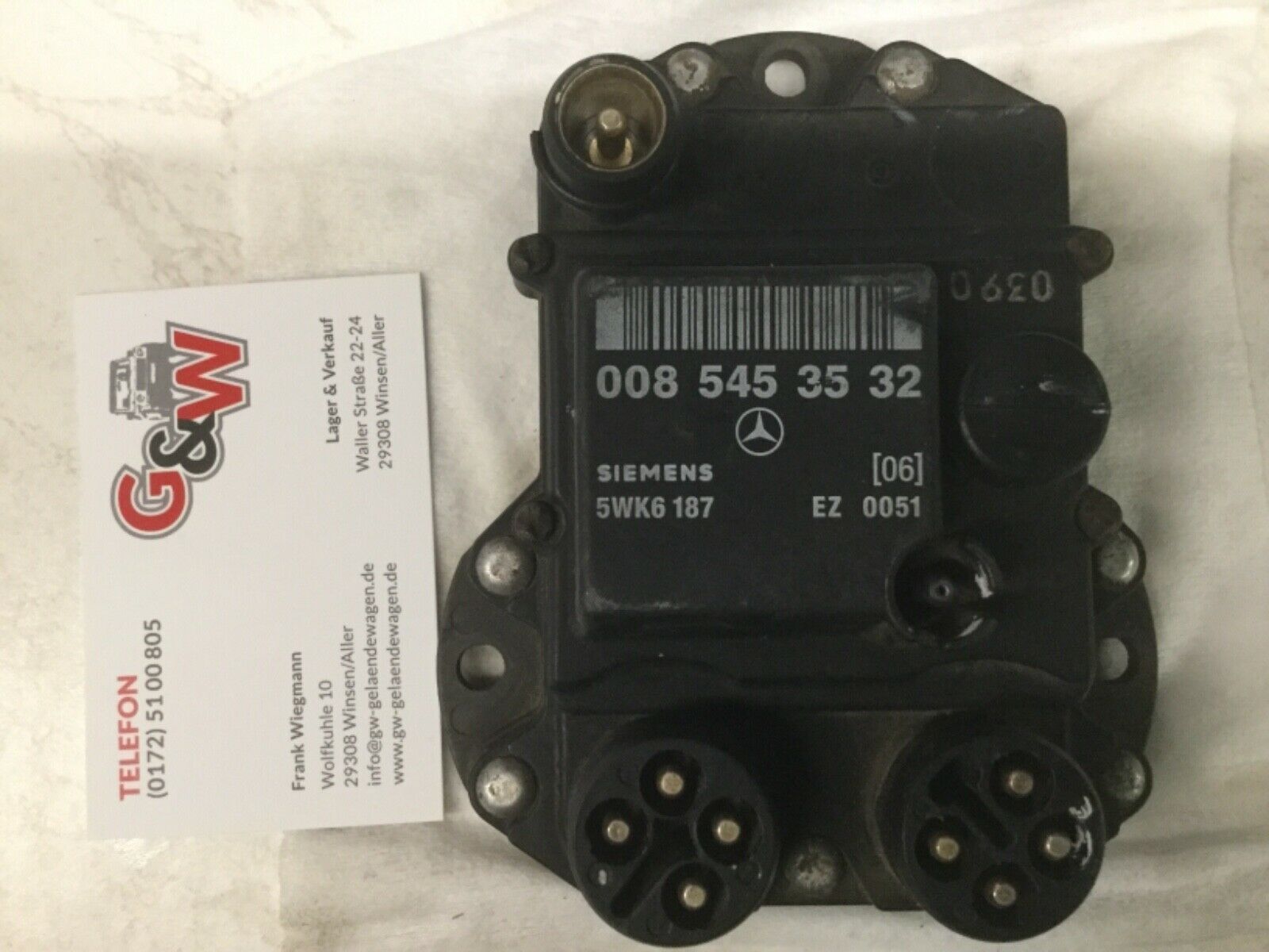 G Klasse Mercedes G Modell Steuergerät Zündschaltgerät EZL 4 Zyl A 008 545 35 32