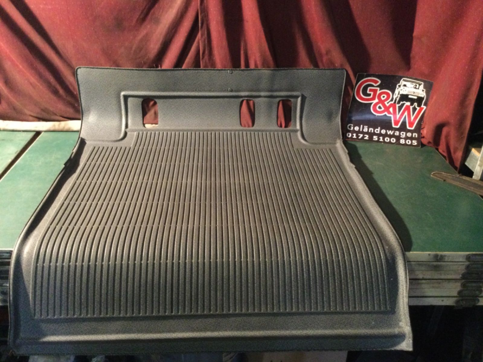G Klasse Mercedes Gummimatte Laderaum Matte BM463 Lang A4636840006 Einlegematte