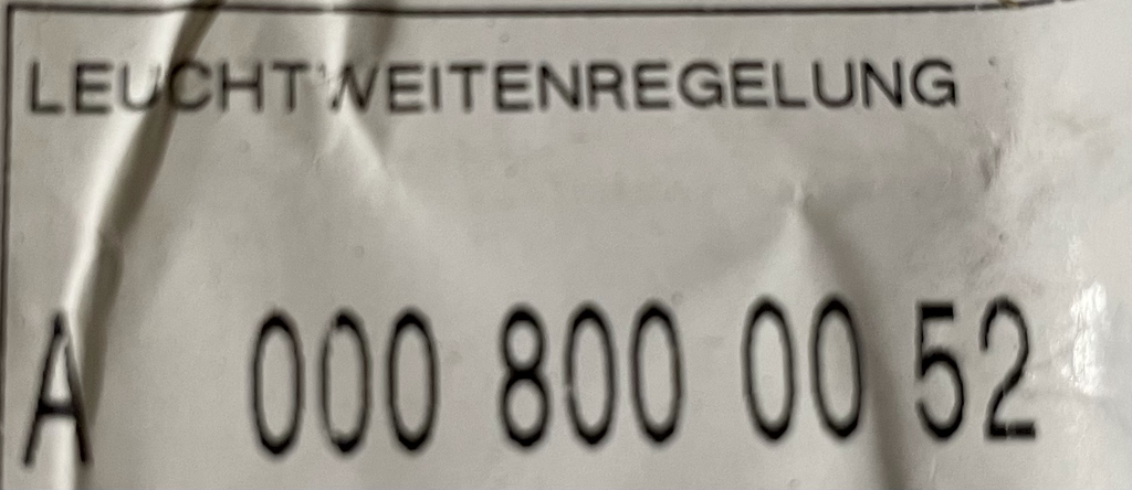 Mercedes G Klasse LWR A000 800 00 52 BM w461 w463 Neu