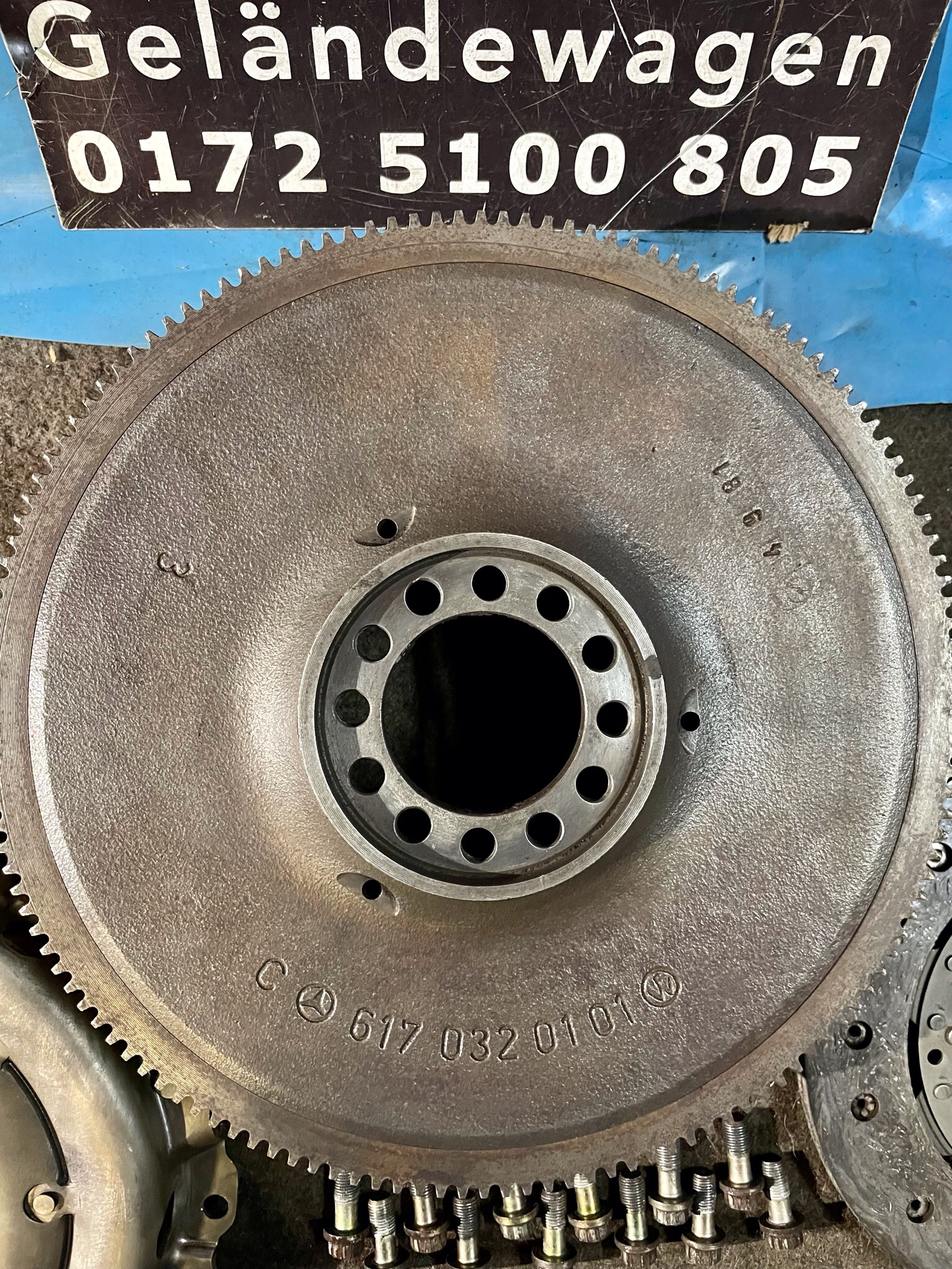 G-Klasse Mercedes Benz W460 OM616 OM617 TURBO Schwungmasse Druckplatte Kupplung