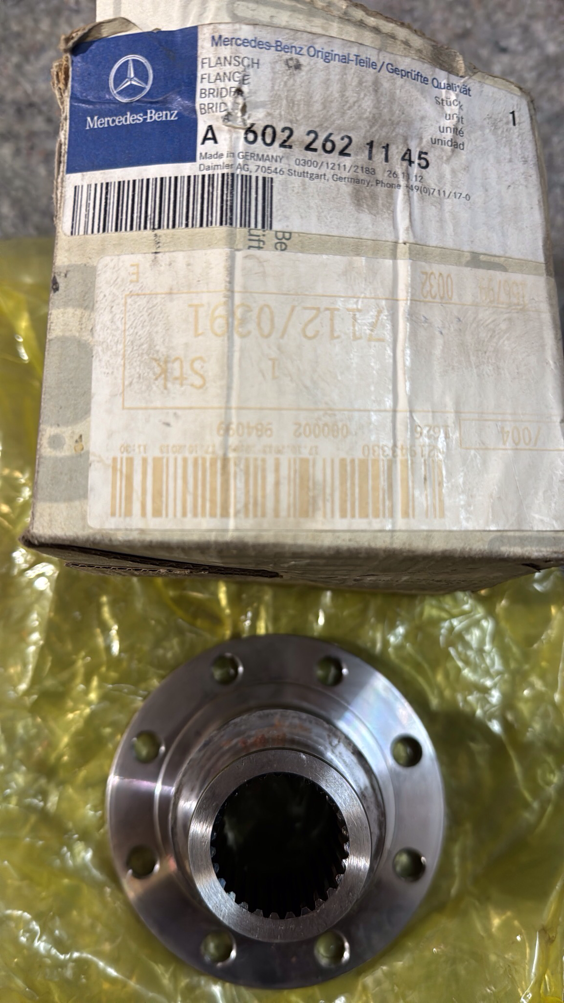 Mercedes Flansch A602 262 11 65 Getriebe G- Modell GE GD Wolf W460 W461