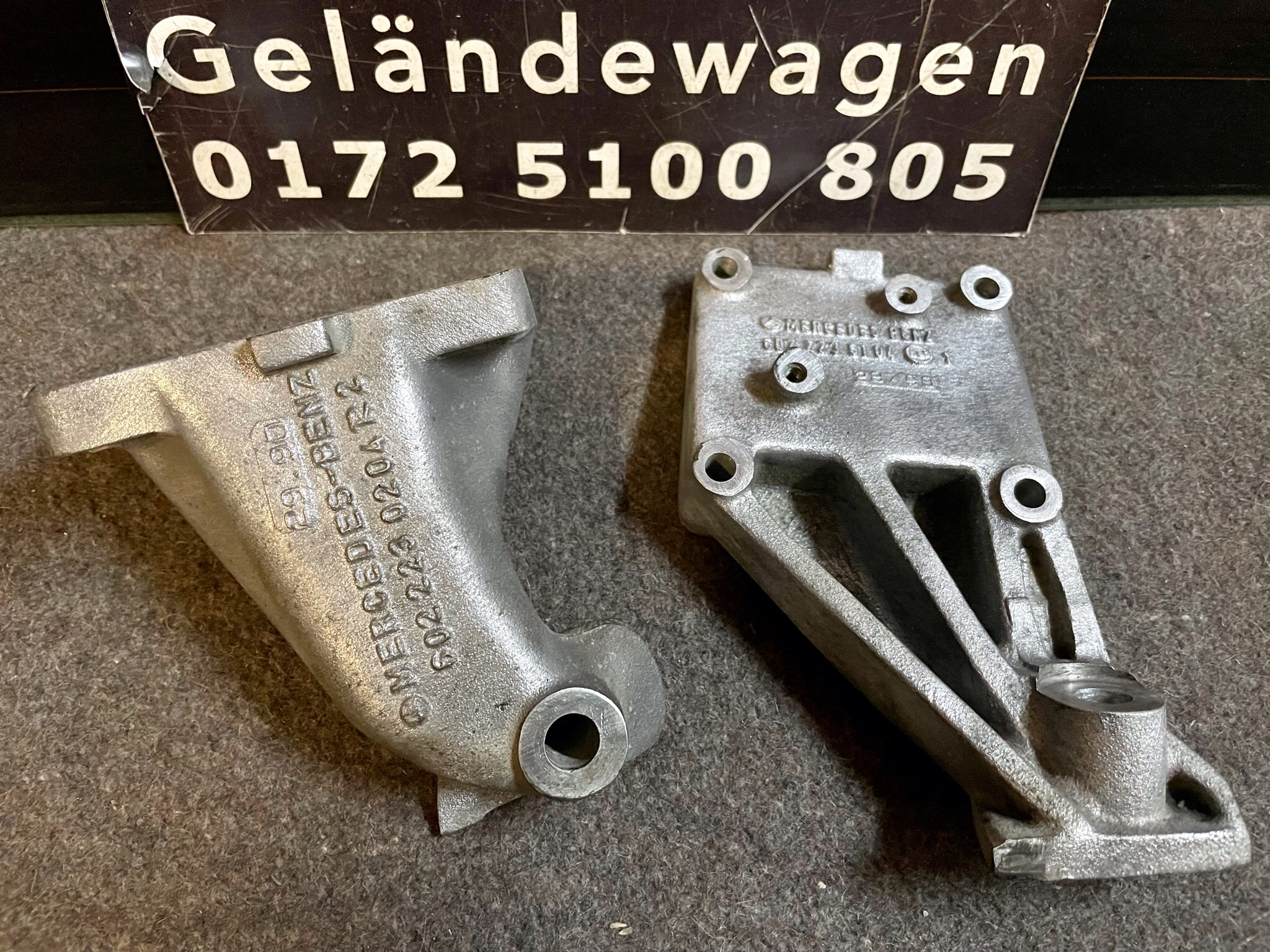 Motorhalter Motortragarme Motorträger OM602 250290 Mercedes G-Klasse W460 BM461