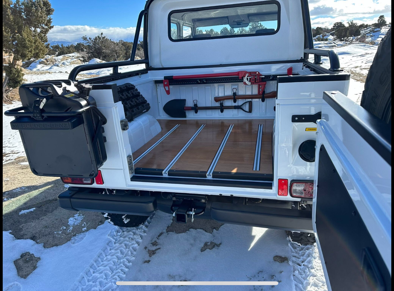 Mercedes G Klasse W460 W461 Blechteil Beplankung oben (Schiebefenster) Rückwand