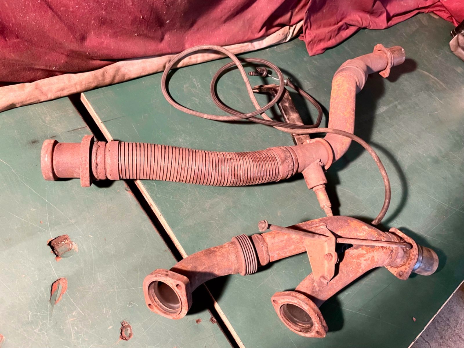 G Klasse Lambdasonde Hosenrohr Auspuffrohr Flammrohr  230GE M102 Exhaust Ypipe