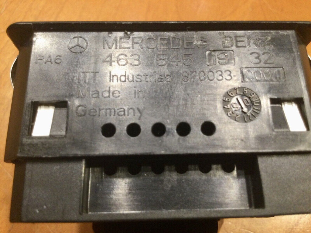 G Klasse Mercedes Sperren Steuerung Tastschalter Steuergerät Bedienteil A4635450