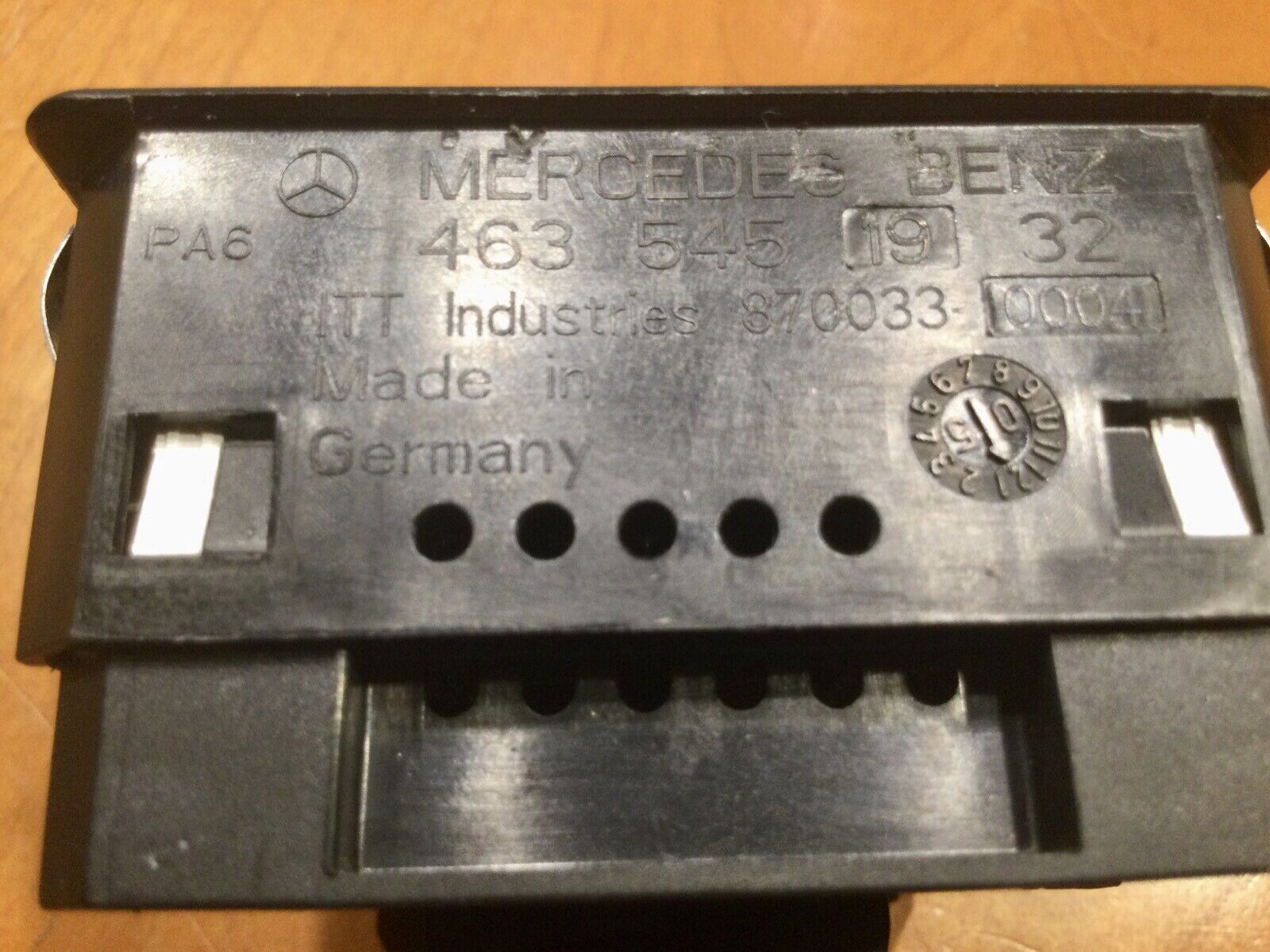 G Klasse Mercedes Sperren Steuerung Tastschalter Steuergerät Bedienteil A4635450