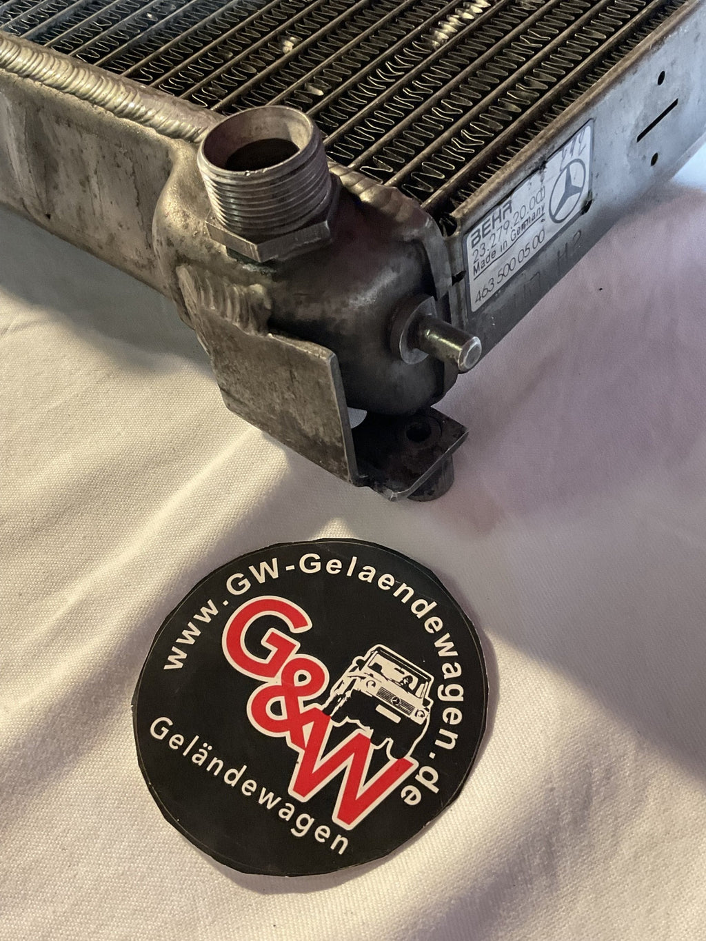 G Klasse Mercedes G Modell Motor - Ölkühler 500GE M117