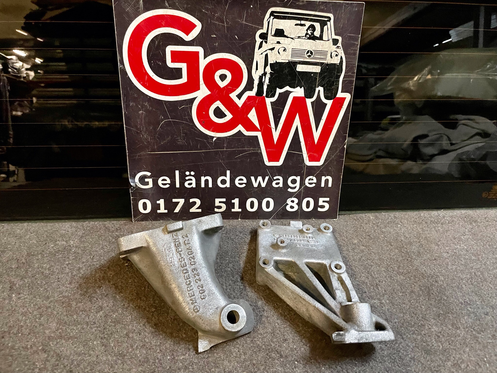 Motorhalter Motortragarme Motorträger OM602 250290 Mercedes G-Klasse W460 BM461