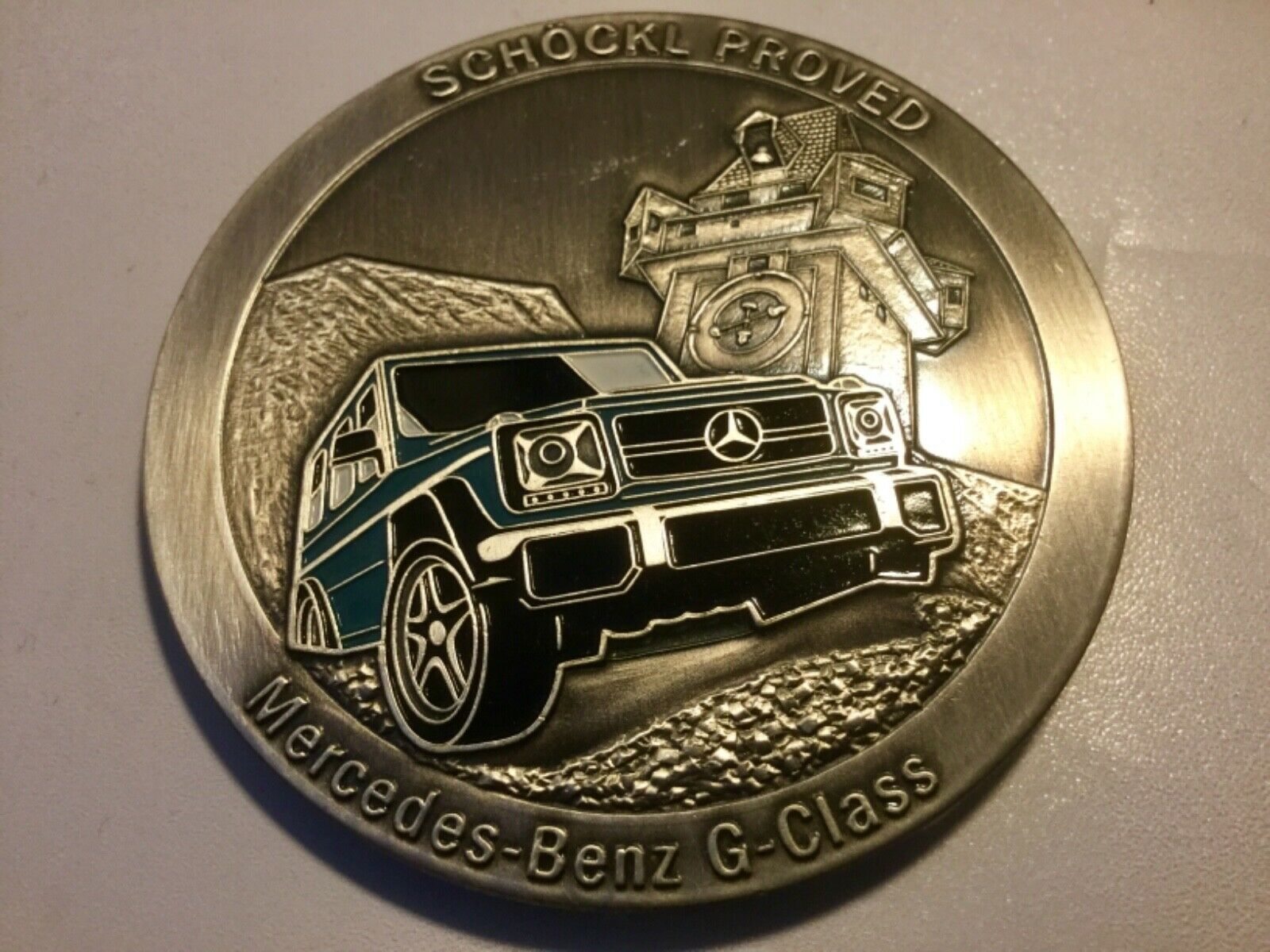 Mercedes G Emblem Abzeichen Plakette G-Modell G-Klasse Schöckl Proved AMG PUCH G