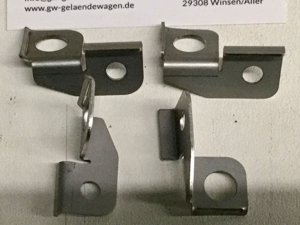 G Klasse Mercedes Halter V2A Mercedes G W460 W461 W463 Inletts Radlaufschale