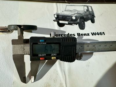 Mercedes G Klasse w461 Radlager Schlüssel Nutmutter Zapfennuss G Klasse Achswell