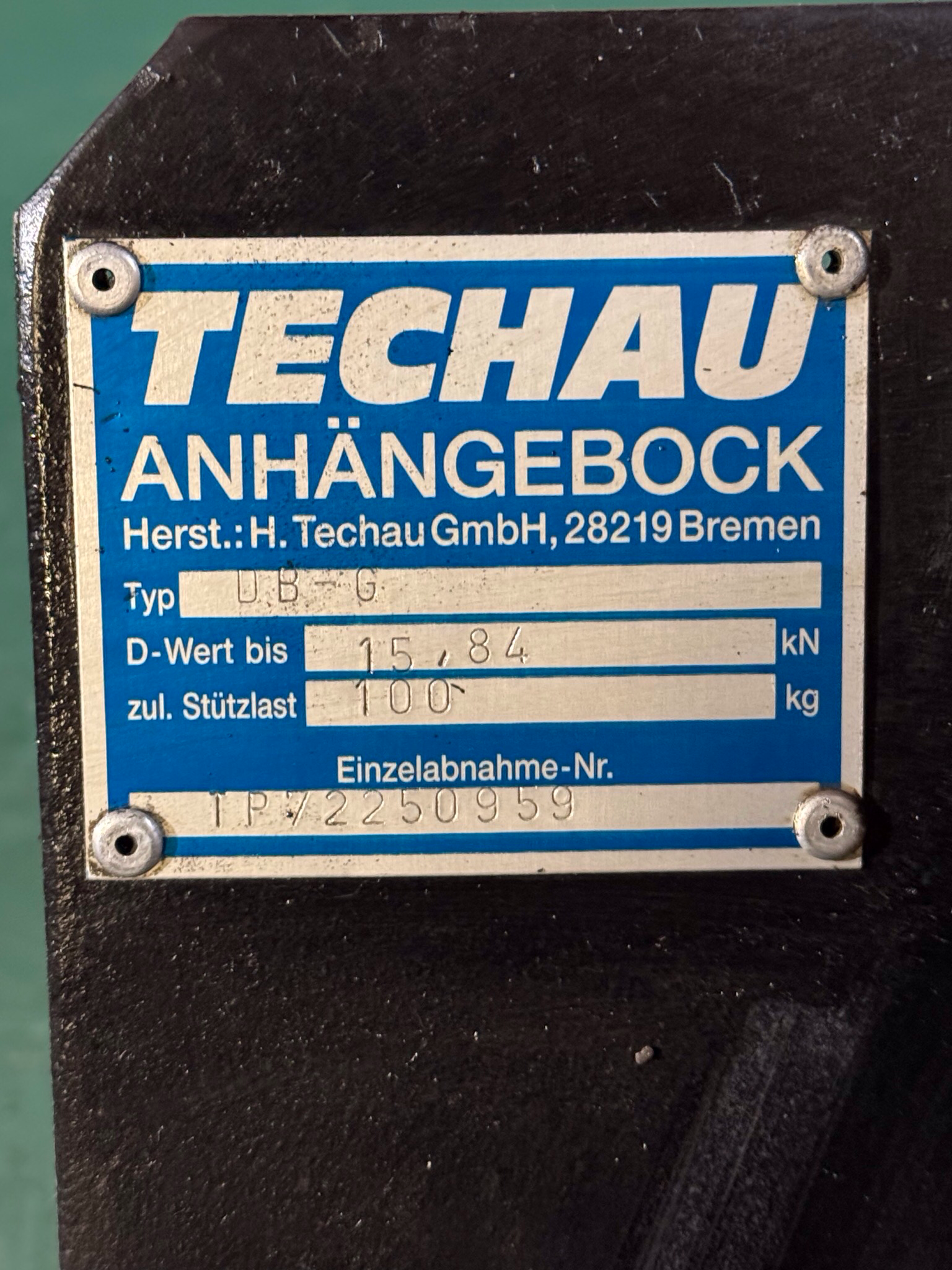 Mercedes G GE GD Klasse TECHAU Anhängebock Anhängerkupplung W460 BM461 Techau