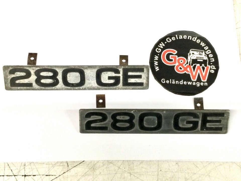 G Klasse Mercedes GE W460 280GE Typenschild 7980 Aluminium Original