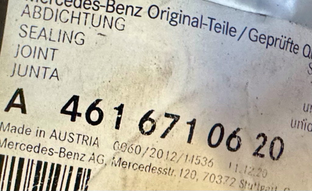 Mercedes G Klasse A4616703002 Rahmen Scheibenrahmen A4616710620 Abdichtung Wolf