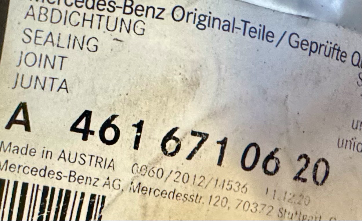Mercedes G Klasse A4616703002 Rahmen Scheibenrahmen A4616710620 Abdichtung Wolf