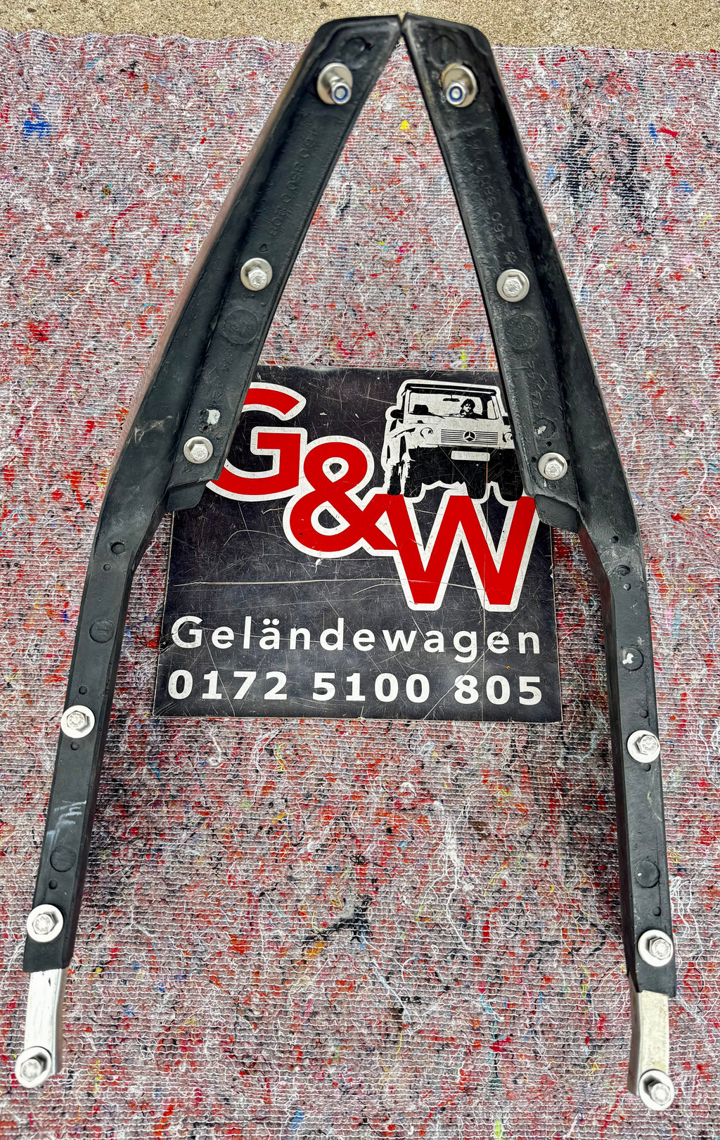 Mercedes G Klasse Gummi Kotschürze R+L Neu W460 A4608800208 A4608800408 Gummiert Geschäumt  230G 240GD 300GD 280GE