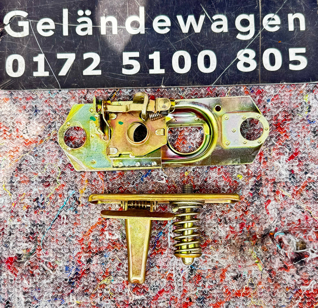 Mercedes G-Klasse Motorhaube Schloss Riegel oben A4608800260 W460 461 463 unten A4608800360