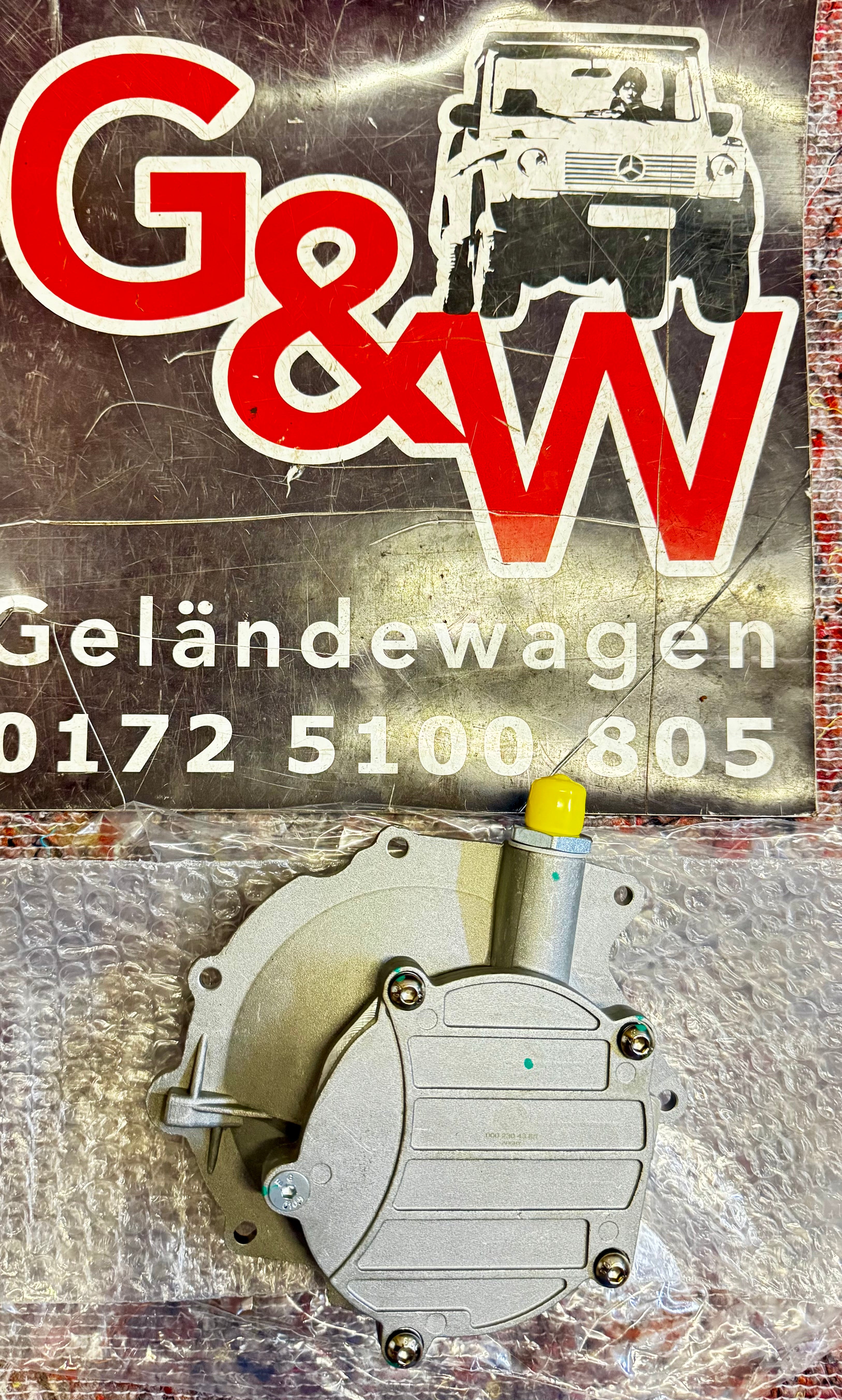 Mercedes G-Klasse Vakuumpumpe OM602A DELA Unterdruckpumpe A0002304345 290GTD OM606 OM605 Neu W461 W463